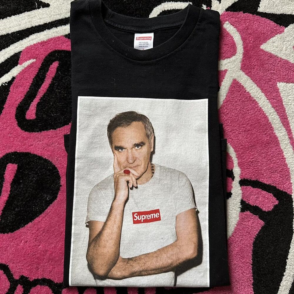Supreme Morrissey Photo T-Shirt – Size Large – Gently Used